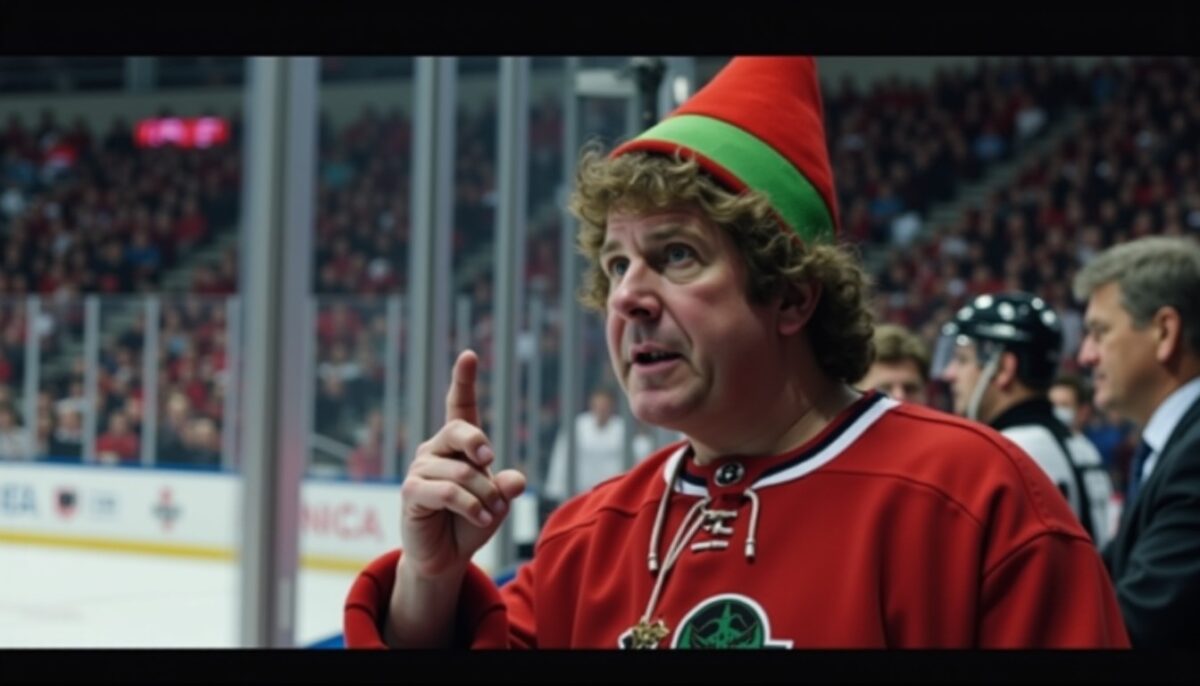 Will Ferrell en Buddy l'Elfe : une apparition décontractée lors du match des Kings de hockey | Vidéo Will Ferrell en Buddy l'Elfe : une apparition décontractée lors du match des Kings de hockey | Vidéo