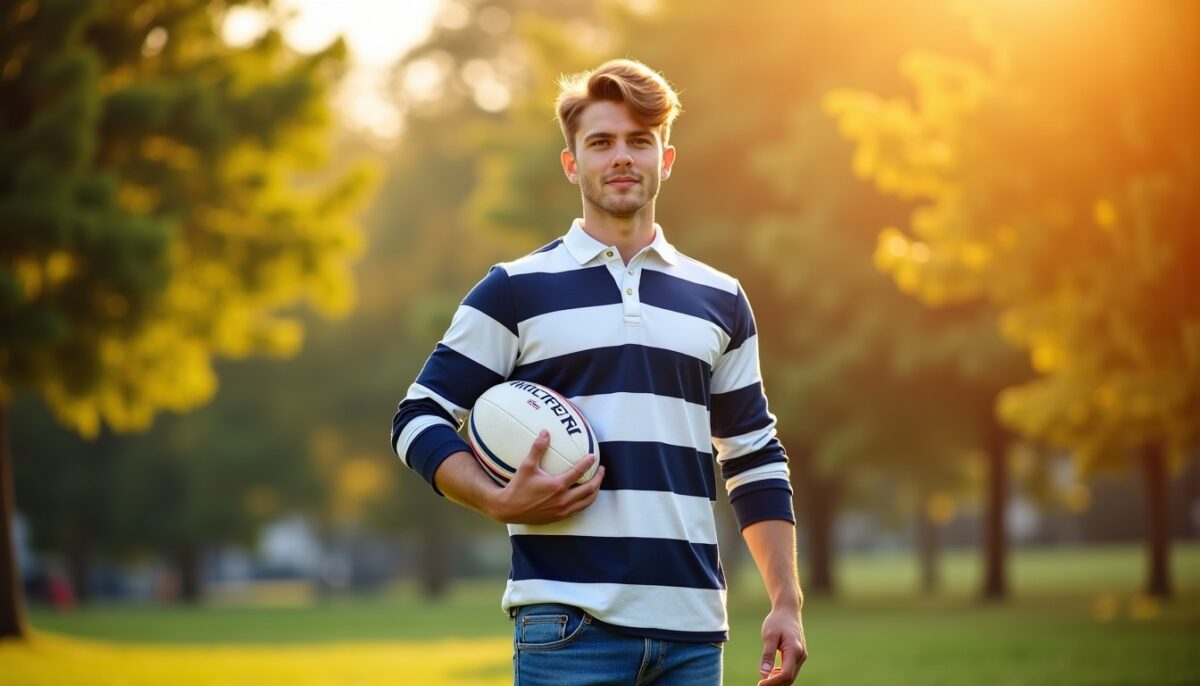 Rugby et mode : guide pour intégrer le style casual rugby dans votre garde-robe masculine au quotidien Rugby et mode : guide pour intégrer le style casual rugby dans votre garde-robe masculine au quotidien